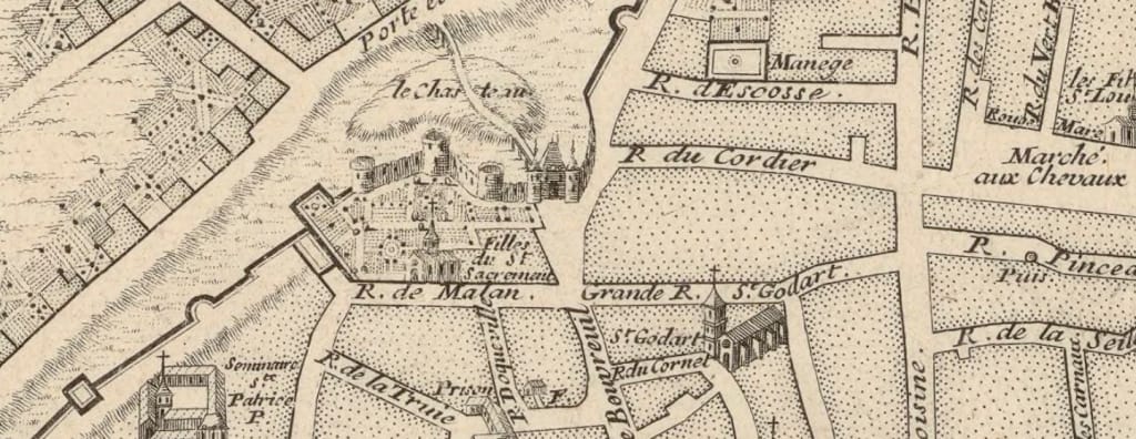Plano de Rouen, Juana de Arco