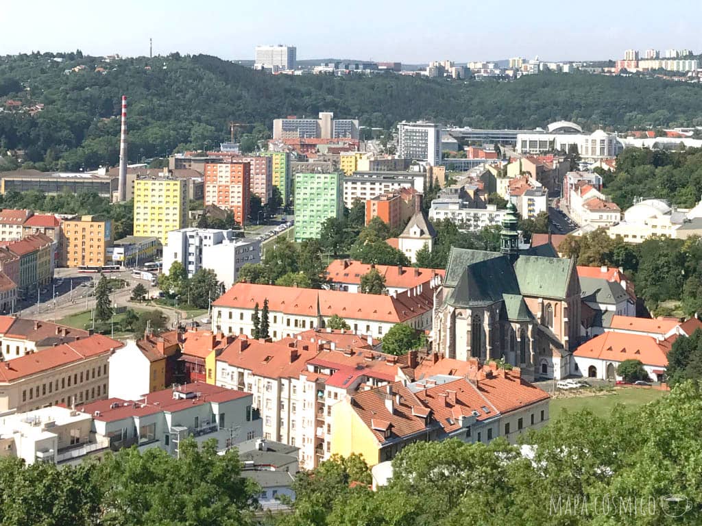 Vista de Brno desde la catedral de San Pedro y San Pablo