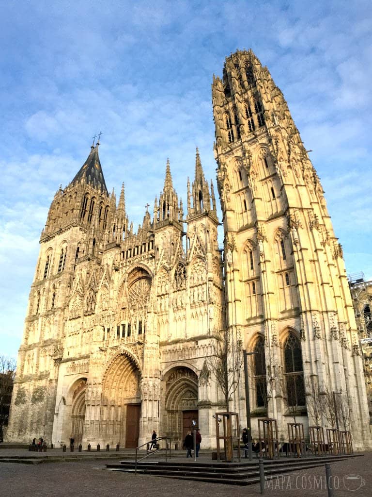 Catedral Notre-Dame de Rouen (Nuestra Señora de Ruan) en Normandía, Francia
