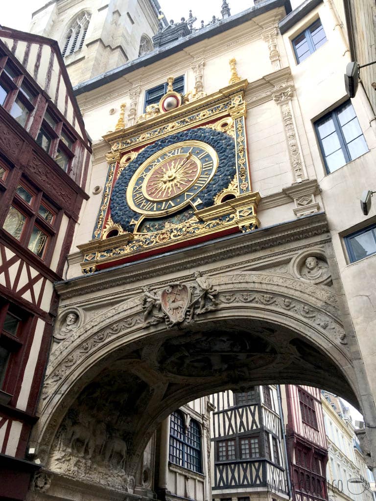 Gran reloj astronómico de Rouen (Gros Horloge)