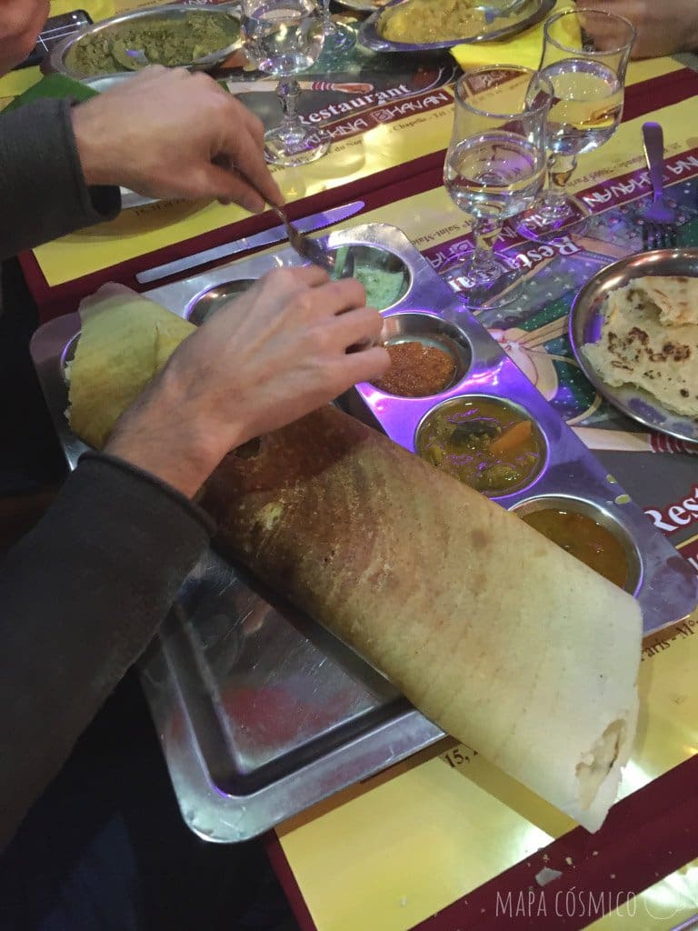 Comer vegetariano y barato en Paris: Krishna 