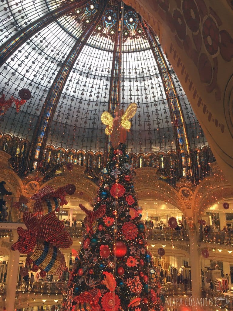 París, lujo e historias secretas: Galerías Lafayette en Navidad