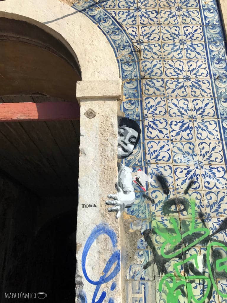Arte urbano y mosaicos Lisboa